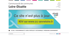 Desktop Screenshot of cc-loiredivatte.fr
