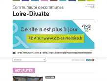 Tablet Screenshot of cc-loiredivatte.fr
